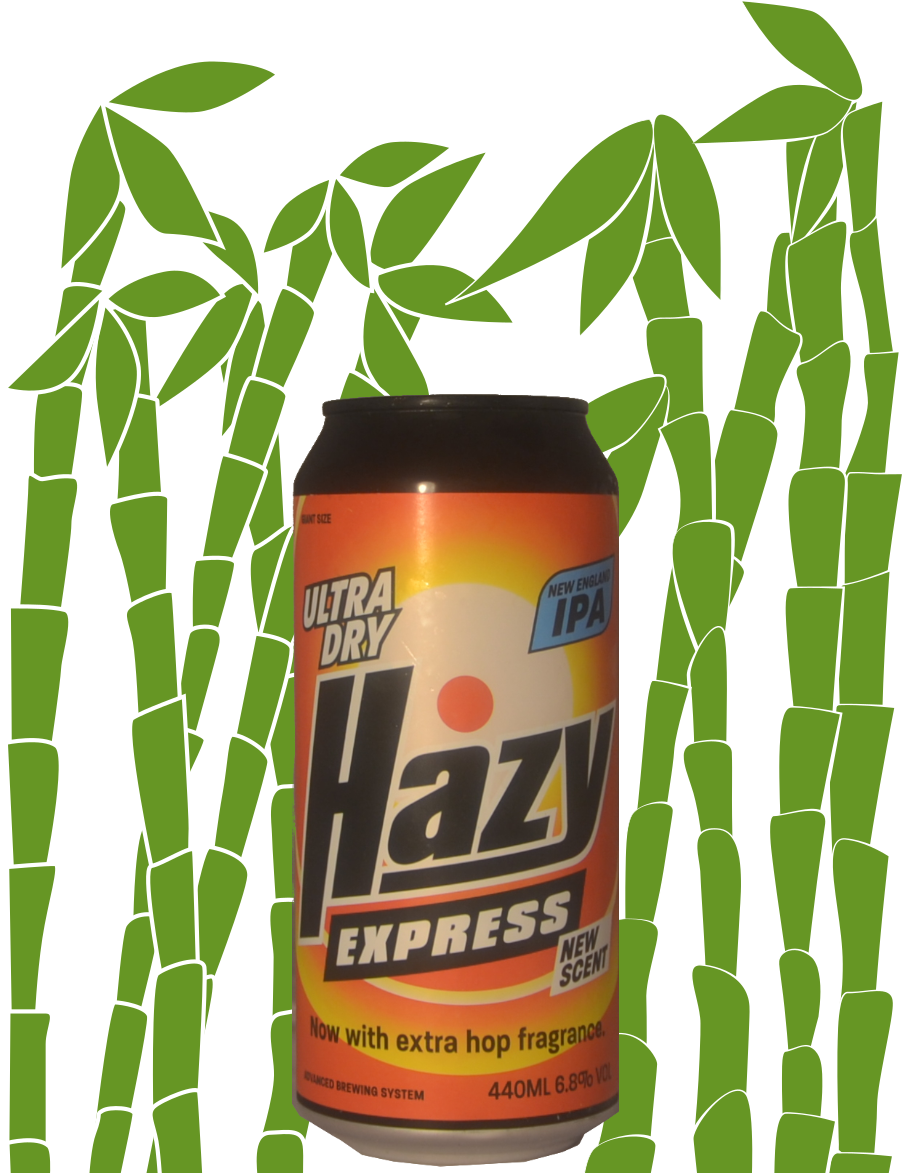 Hazy Express Lata 44 cl Rio Azul